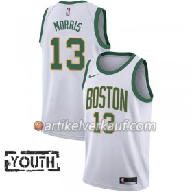 NBA Boston Celtics Trikot Marcus Morris 13 2018-19 Nike City Edition Weiß Swingman - Kinder